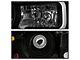 LED Light Bar Headlights; Black Housing; Clear Lens (10-13 4Runner)