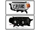 LED Light Bar Headlights; Chrome Housing; Clear Lens (10-13 4Runner)