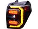 OLM Infinite Series LED Tail Lights; Black Housing; Smoked Lens (10-24 4Runner)