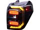 OLM Infinite Series LED Tail Lights; Black Housing; Smoked Lens (10-24 4Runner)