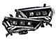 GTR Lighting Carbide LED Headlights with Clear Side Markers; Black Housing; Clear Lens (14-20 4Runner)