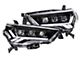 GTR Lighting Carbide LED Headlights with Clear Side Markers; Black Housing; Clear Lens (14-20 4Runner)