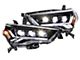 GTR Lighting Carbide LED Headlights with Clear Side Markers; Black Housing; Clear Lens (14-20 4Runner)