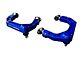 Send-It Suspension Billet Adjustable Front Upper Control Arms; Blue (03-24 4Runner)