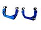 Send-It Suspension Billet Adjustable Front Upper Control Arms; Blue (03-24 4Runner)