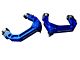 Send-It Suspension Billet Adjustable Front Upper Control Arms; Blue (03-24 4Runner)