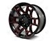 Factory Style Wheels 2021 4TR Pro Style Gloss Black Red Milled 6-Lug Wheel; 22x9; 0mm Offset (10-24 4Runner)