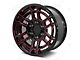 Factory Style Wheels 2022 Flow Forged Tac Pro Style Black Red Milled 6-Lug Wheel; 22x9; 0mm Offset (22-24 Tundra)