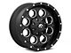 Fuel Wheels Revolver Matte Black Milled 6-Lug Wheel; 18x9; -12mm Offset (03-09 4Runner)