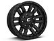 Fuel Wheels Sledge Gloss and Matte Black 6-Lug Wheel; 17x9; 1mm Offset (10-24 4Runner)