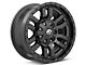 Fuel Wheels Sledge Gloss and Matte Black 6-Lug Wheel; 18x9; -12mm Offset (10-24 4Runner)