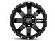 Pro Comp Wheels Trilogy Satin Black 6-Lug Wheel; 17x9; -6mm Offset (10-24 4Runner)