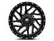 Fuel Wheels Triton Gloss Black Milled 6-Lug Wheel; 17x9; -12mm Offset (10-24 4Runner)