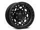 Fuel Wheels Unit Matte Black with Matte Black Ring 6-Lug Wheel; 17x9; -12mm Offset (03-09 4Runner)