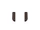 Door Armrest Foam Inserts; Black/Tan (16-23 Tacoma Access Cab)