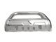 Barricade 3.50-Inch Oval Bull Bar with Skid Plate; Stainless Steel (05-15 Tacoma)