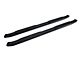 RedRock 4-Inch Oval Bent End PNC Side Step Bars; Black (05-23 Tacoma Double Cab)