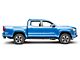 RedRock 4-Inch Oval Bent End Side Step Bars; Black (05-23 Tacoma Double Cab)