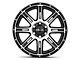 HELO HE900 Gloss Black Machined 6-Lug Wheel; 20x9; 0mm Offset (2024 Tacoma)