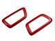 RedRock Front Door Handle Trim; Red (16-23 Tacoma)