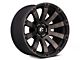 Fuel Wheels Diesel Matte Black Double Dark Tint 6-Lug Wheel; 20x9; 1mm Offset (16-23 Tacoma)