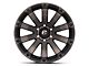 Fuel Wheels Diesel Matte Black Double Dark Tint 6-Lug Wheel; 20x9; 1mm Offset (16-23 Tacoma)