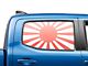 SEC10 Rising Sun Flag Quarter Window Decal (2016 Tacoma)