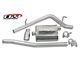 CGS Motorsports Stainless Single Exhaust System with Polished Tip; Side Exit (05-13 4.0L Tacoma)