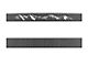 Rear Power Sliding Window Accent Trim with Mountain Logo; Domed Carbon Fiber (16-23 Tacoma)