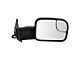 Powered Heated Flip-Up Towing Mirrors with Turn Signals; Textured Black (05-15 Tacoma)