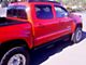 N-Fab Cab Length Nerf Side Step Bars; Gloss Black (05-15 Tacoma Double Cab)