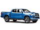 Rough Country Cab Length DS2 Drop Side Step Bars; Black (05-22 Tacoma Double Cab)