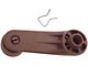 Window Crank Handle; Front or Rear; Left and Right; Brown; Match by Appearance (07-17 Tundra)