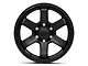 Fuel Wheels Rush Satin Black 6-Lug Wheel; 17x9; -12mm Offset (16-23 Tacoma)