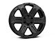 Black Rhino Wanaka Matte Black 6-Lug Wheel; 17x8.5; 12mm Offset (2024 Tacoma)