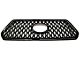 Chrome Delete Upper Grille Overlay; Gloss Black (18-19 Tacoma TRD Sport, TRD Off-Road)