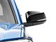 Chrome Delete Mirror Covers with Turn Signal Openings; Gloss Black (16-23 Tacoma)