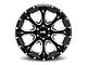 Hardrock Offroad BloodShot Xposed Gloss Black Milled 6-Lug Wheel; 20x12; -44mm Offset (22-24 Tundra)