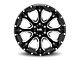 Hardrock Offroad BloodShot Xposed Gloss Black Milled 6-Lug Wheel; 20x12; -44mm Offset (10-24 4Runner)