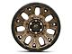 Fuel Wheels Traction Matte Bronze with Black Ring 6-Lug Wheel; 17x9; -12mm Offset (16-23 Tacoma)