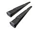 4-Inch Riser Side Step Bars; Textured Black (05-23 Tacoma Double Cab)