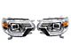 Raxiom Axial Series Switchback Projector Headlights; Chrome Housing; Clear Lens (12-15 Tacoma)