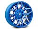 Fuel Wheels Twitch Anodized Blue Milled 5-Lug Wheel; 22x12; -44mm Offset (05-15 Tacoma)