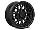 KMC Technic Satin Black 6-Lug Wheel; 17x8.5; 18mm Offset (05-15 Tacoma)