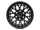 KMC Technic Satin Black 6-Lug Wheel; 17x8.5; 18mm Offset (05-15 Tacoma)