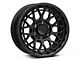 KMC Technic Satin Black 6-Lug Wheel; 17x8.5; 18mm Offset (05-15 Tacoma)