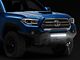 Rough Country Hybrid High Clearance Front Bumper with 20-Inch Black Series LED Light Bar and PRO9500S Winch (16-23 Tacoma)