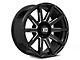 XD Outbreak Gloss Black Milled 6-Lug Wheel; 18x9; 12mm Offset (16-23 Tacoma)