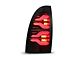 AlphaRex LUXX-Series LED Tail Lights; Black/Red Housing; Smoked Lens (05-15 Tacoma)