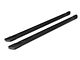 Raptor Series 5-Inch Tread Step Slide Track Running Boards; Black Textured (05-23 Tacoma Double Cab)